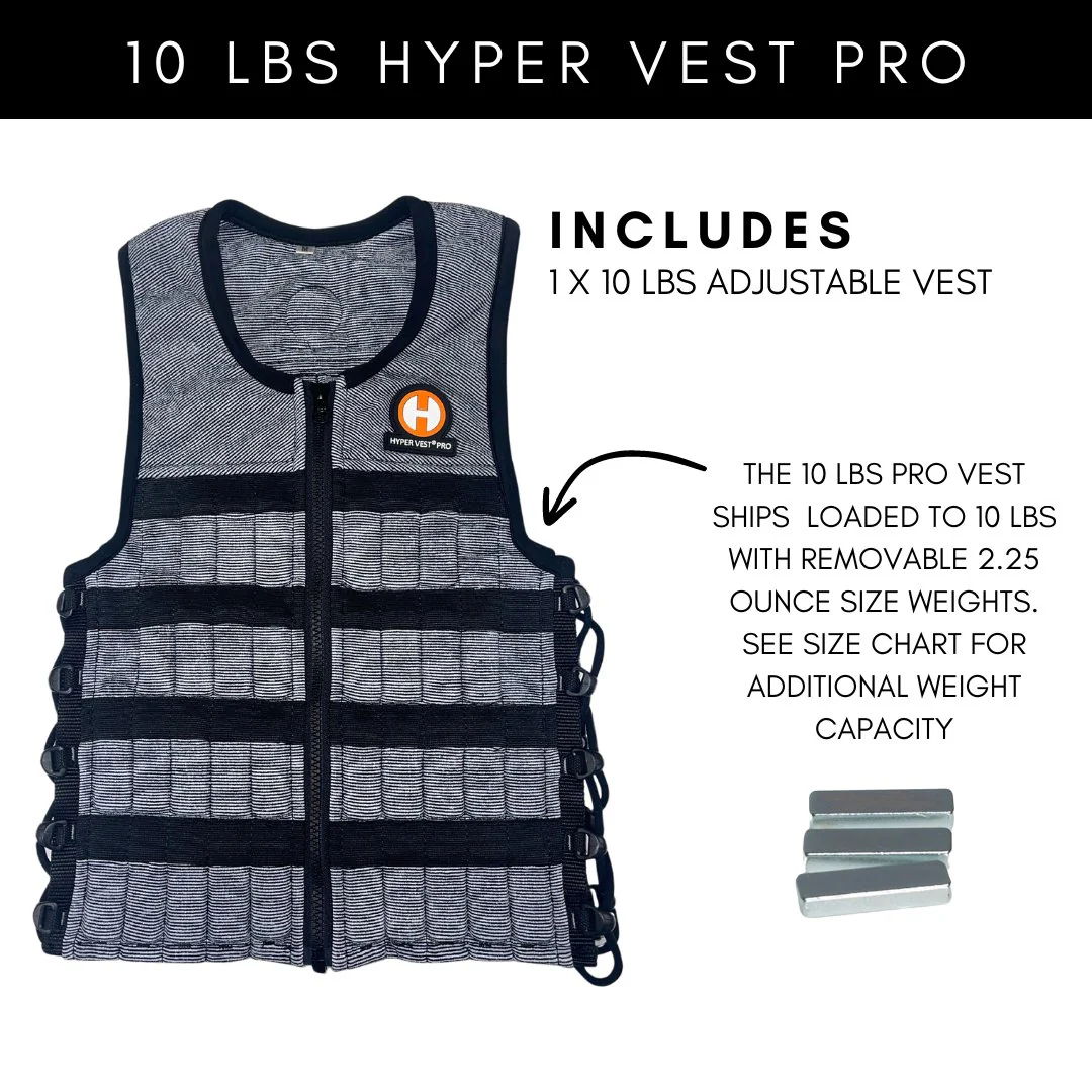 Hyper Vest PRO Weight Vest | Adjustable, Comfortable, Thin - Image 13