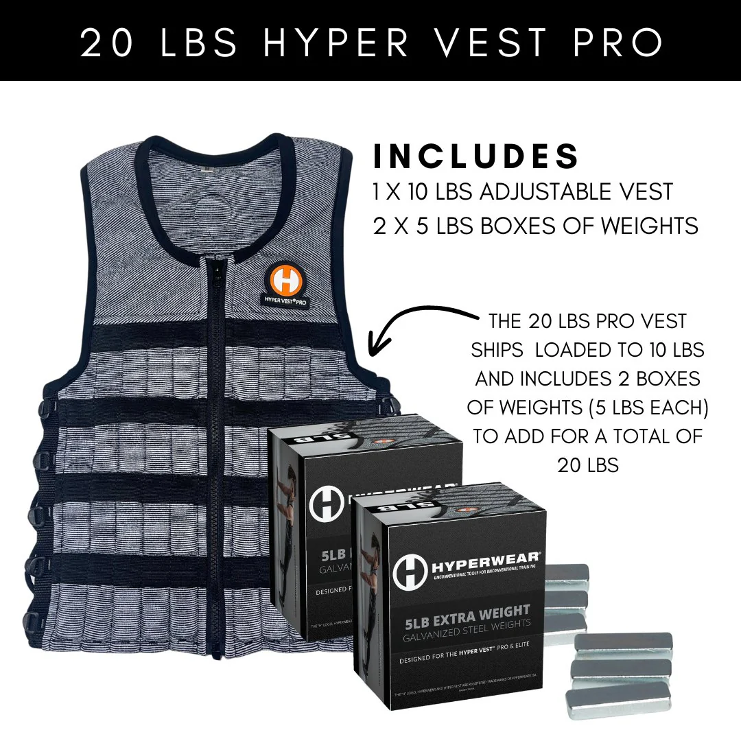 Hyper Vest PRO Weight Vest | Adjustable, Comfortable, Thin - Image 15